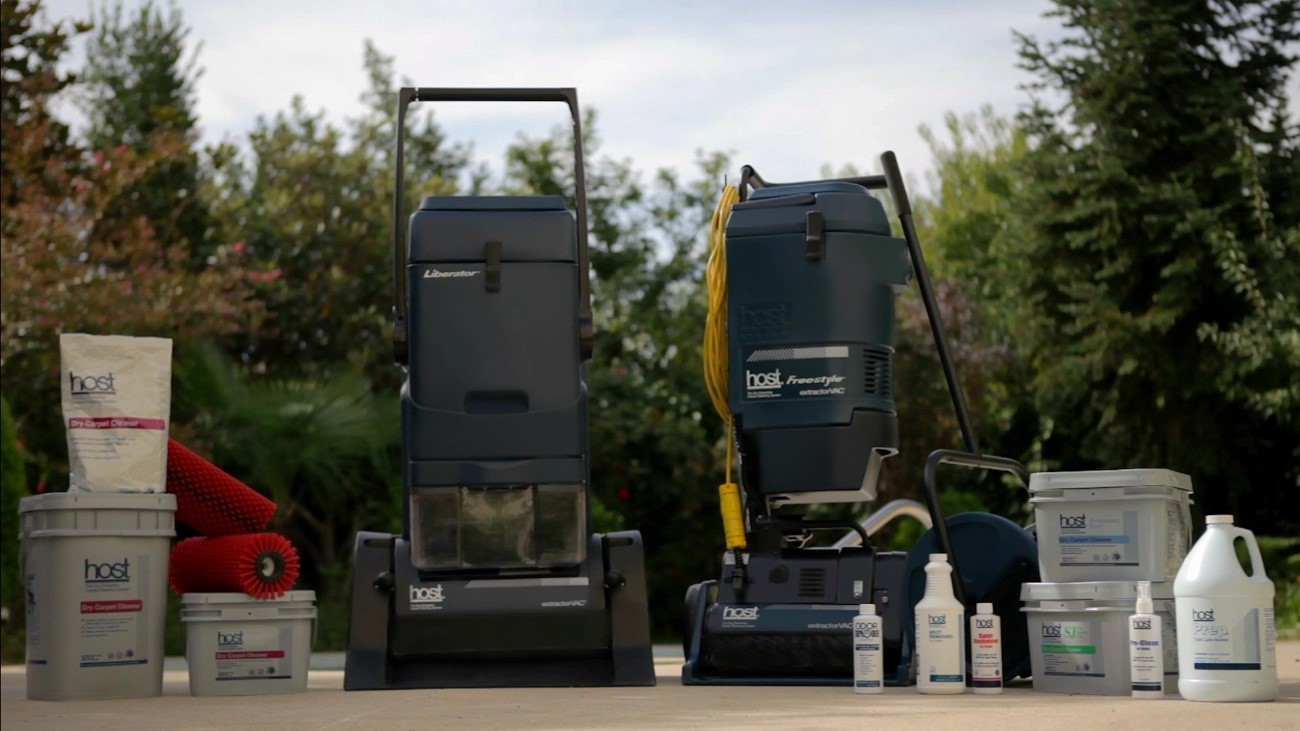 Maquinaria y productos de limpieza en seco